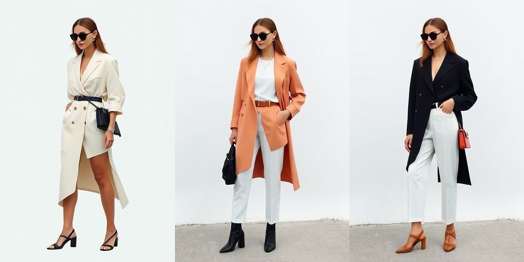 A mid-section image showing a street style outfit with asymmetrical lines and thoughtful accessorizing, illustrating how concept-driven fashion translates into daily wear.